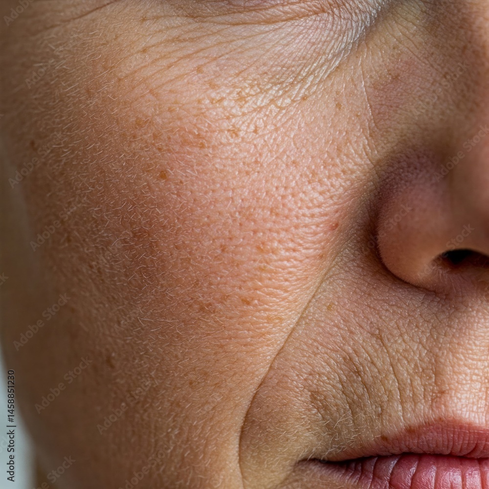 Melasma on face. Problem skincare and health concept. Wringkles,melasma,Dark spots,freckles,dry skin on face middle age woman Melasma on face. Problem skincare and health concept. Wringkles,melasma,Dark spots,freckles,dry skin on face middle age woman