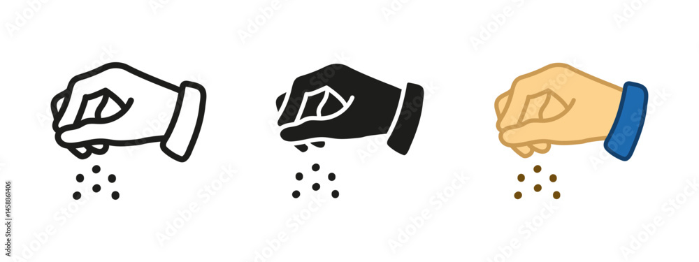Fotografia Hand seed icon