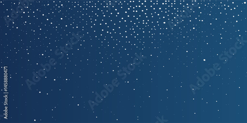 Beautiful falling snowflakes wallpaper. Winter dust ice particles. Snowfall weather white teal blue background. Many snowflakes january theme. Snow hurricane scenery, Magic nature fantasy snowfall.