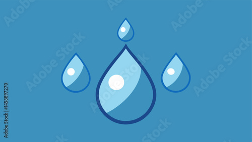 Hydration Drops Depict water droplets infused with nanotech that when applied to the skin create a dewy and bright appearance.