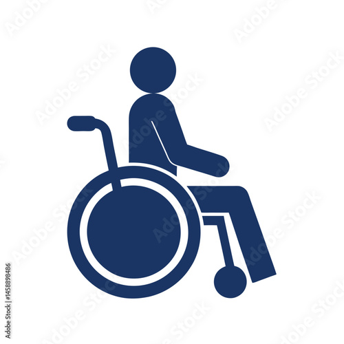 disabled person with wheelchair
