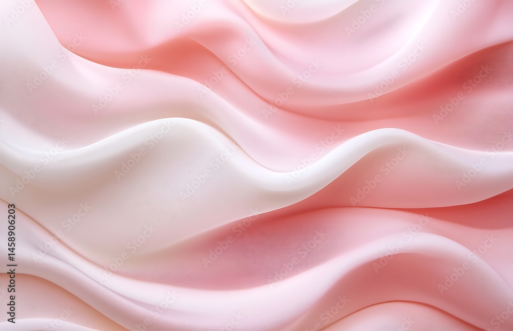 Obraz premium A close-up of the texture and color palette of a pink body cream