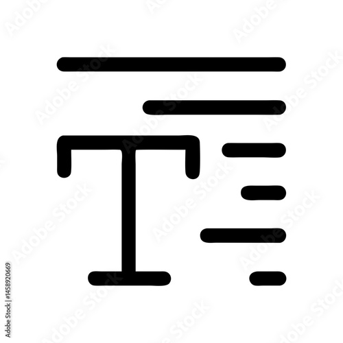 Paragraph Symbol for Text Formatting Icon Representing Writing Structure or Document Editing