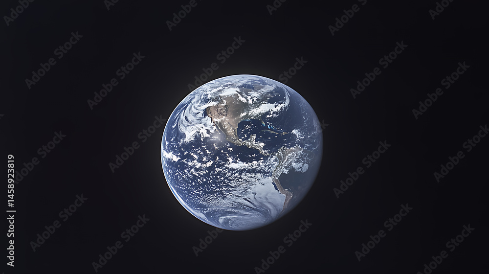 Pixelated Earth In Space Pixelated Earth In Space