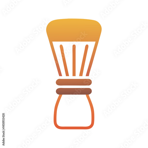 Shaving Brush Icon Representing Grooming Tools and Personal Care