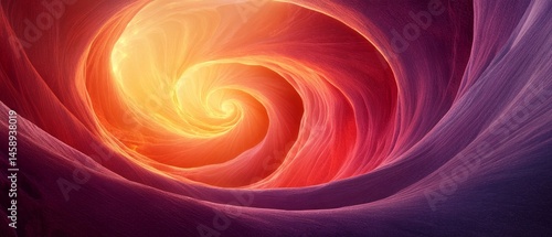 Obraz na płótnie A spiral of red and orange colors w salonie