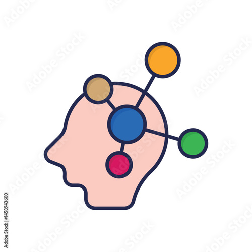 Mind Map Vector icon