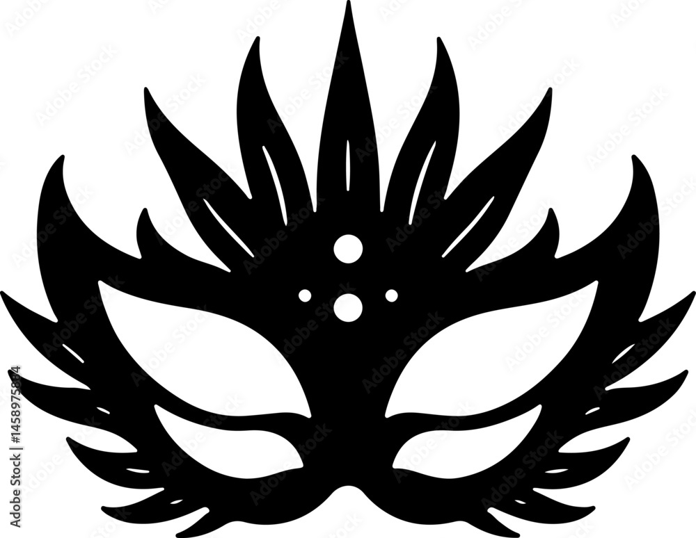 Fantasy Masquerade and Carnival Mask Silhouettes Collection
Fantasy Masquerade and Carnival Mask Silhouettes Collection