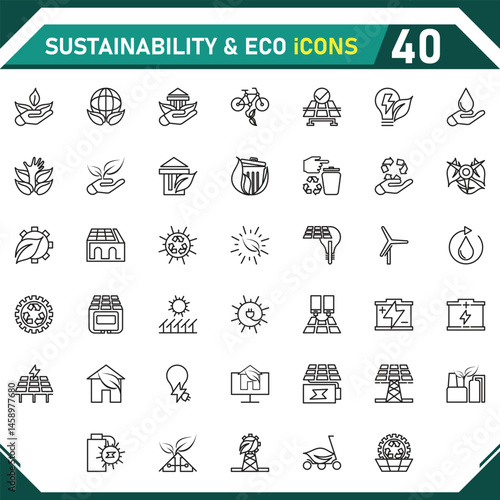 Sustainability & Eco Icons
