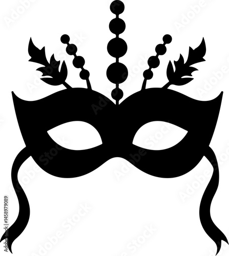 Fantasy Masquerade and Carnival Mask Silhouettes Collection