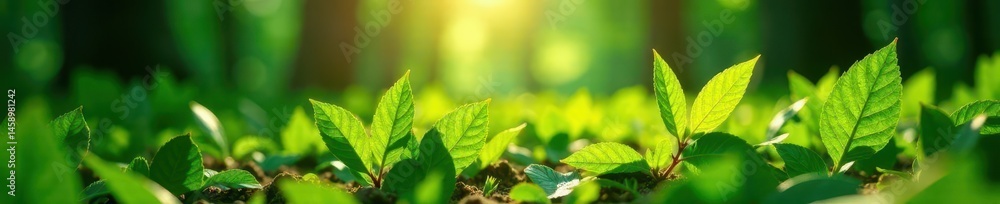 Sunlight dappled on forest floor, vibrant green leaves , light, leaves, sunlight Sunlight dappled on forest floor, vibrant green leaves , light, leaves, sunlight
