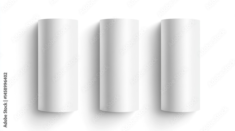 Blank cylindrical containers Blank cylindrical containers