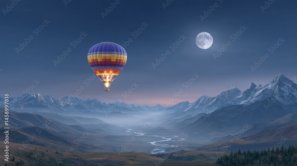 Experience the Serenity of a Hot Air Balloon Adventure Gliding Over Majestic Valleys and Mountains in Nature's Splendor for a Thrilling Joyride Experience the Serenity of a Hot Air Balloon Adventure Gliding Over Majestic Valleys and Mountains in Nature's Splendor for a Thrilling Joyride