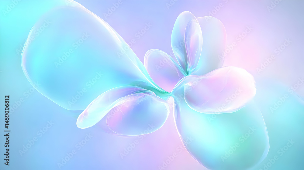 Abstract 3D Pastel Background Abstract 3D Pastel Background