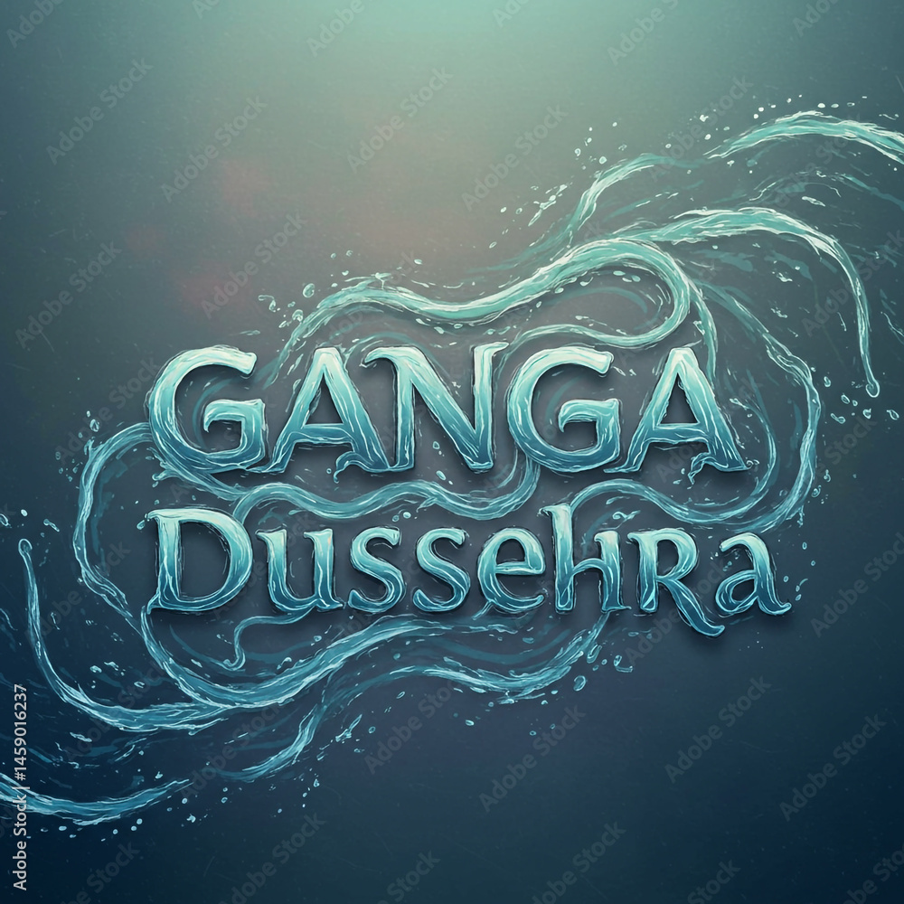 Ganga Dussehra Festival Water Design
