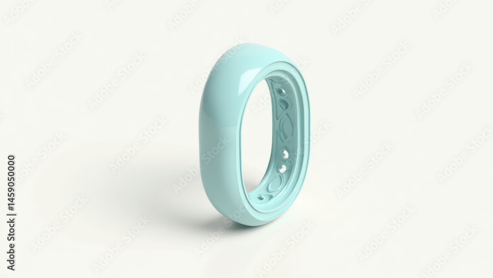 Water Bottle Handle. Minimalist blue fitness tracker wristband, modern wearable technology on light background, health monitoring, digital device, lifestyle accessory, wellness concept, isolated prod Water Bottle Handle. Minimalist blue fitness tracker wristband, modern wearable technology on light background, health monitoring, digital device, lifestyle accessory, wellness concept, isolated prod