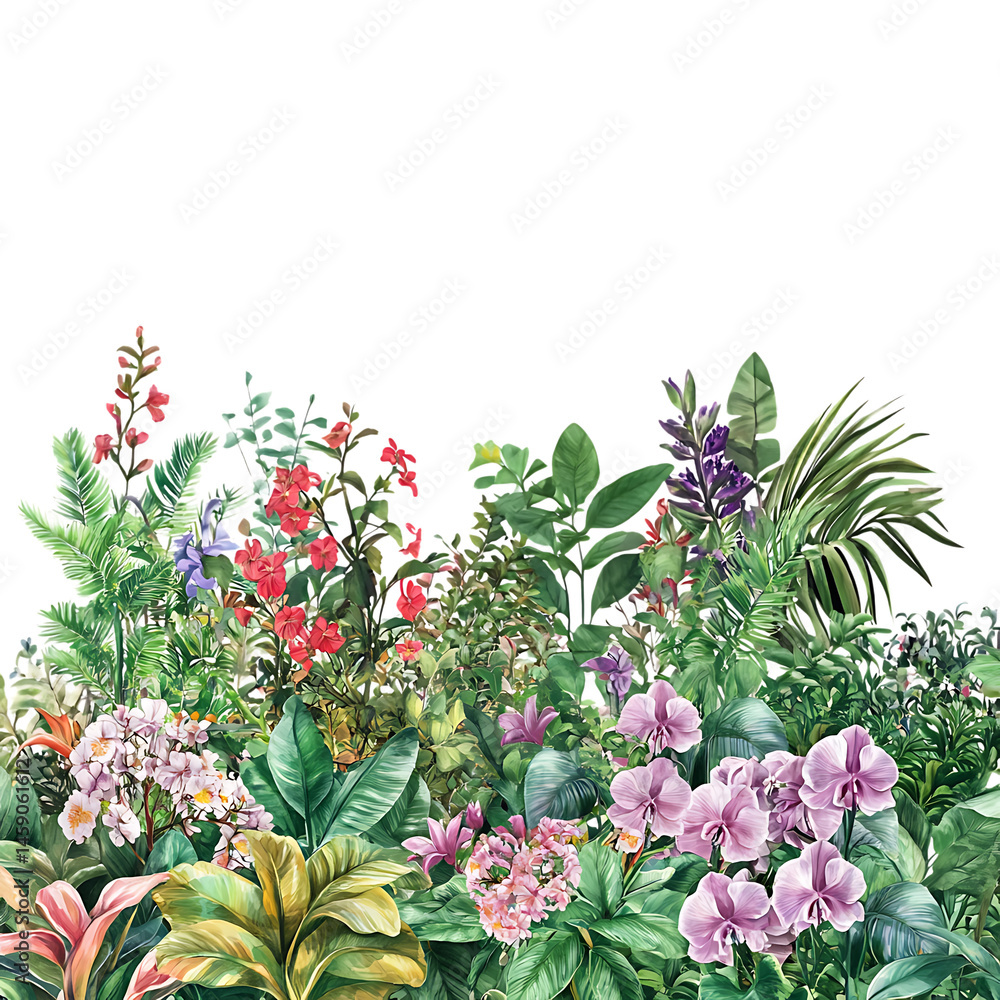 Realistic flowering plants foreground png Realistic flowering plants foreground png