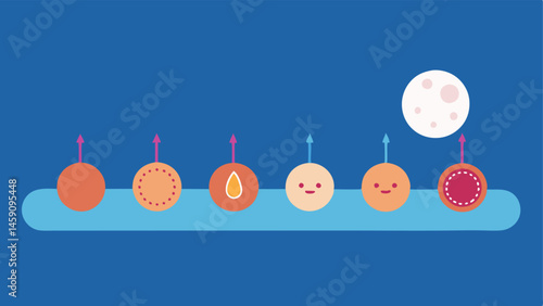 Healing Process Visualization An illustration depicting a timeline of skin healing where exosomes accelerate the rejuvenation process after filler application.
