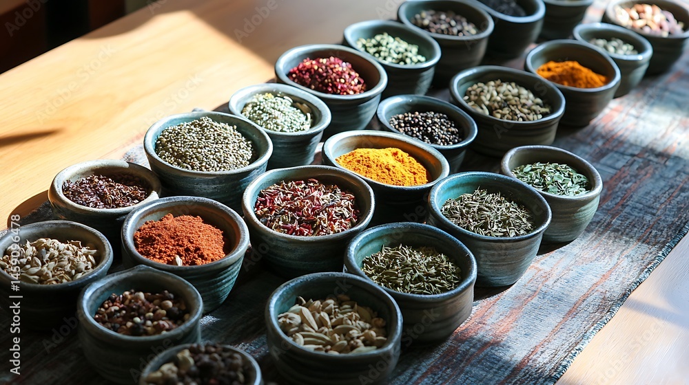 Aromatic Spices Collection: Diverse Culinary Delights Aromatic Spices Collection: Diverse Culinary Delights