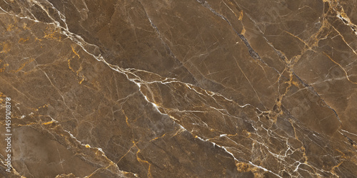 Natural Brown Marble Stone Texture Background
