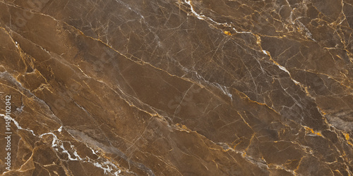 Natural Brown Marble Stone Texture Background