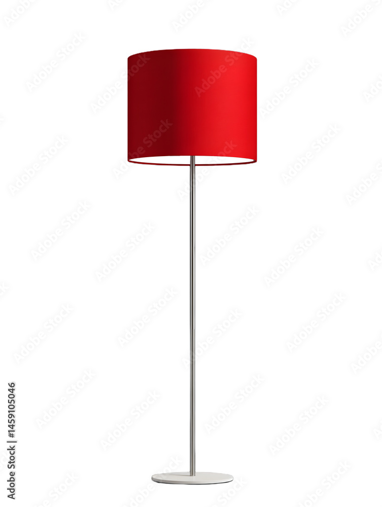 Red Shade Floor Lamp Transparent PNG Red Shade Floor Lamp Transparent PNG