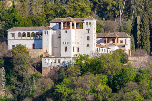Generalife palace in Alhambra, Granada, Spain