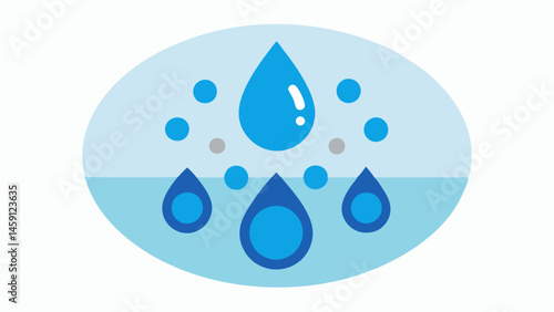Hydration Boost Exosomes depicted as little droplets enhancing moisture levels in the skin indicating their role in hydration during the healing process.