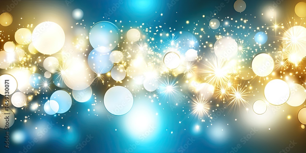 Festive sparkling circles Festive sparkling circles