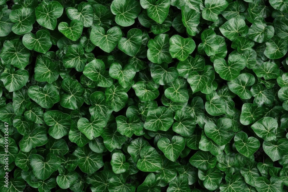 Obraz premium Green leaves background. Nature space for text.