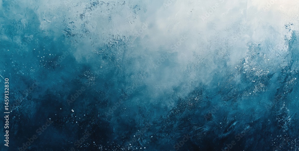 Abstract painting, deep blue and white hues, textured, subtle gradation Abstract painting, deep blue and white hues, textured, subtle gradation