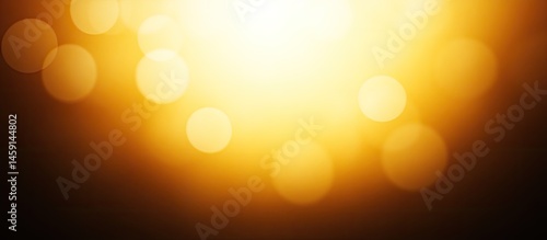 Obraz na płótnie Warm, golden bokeh background w salonie