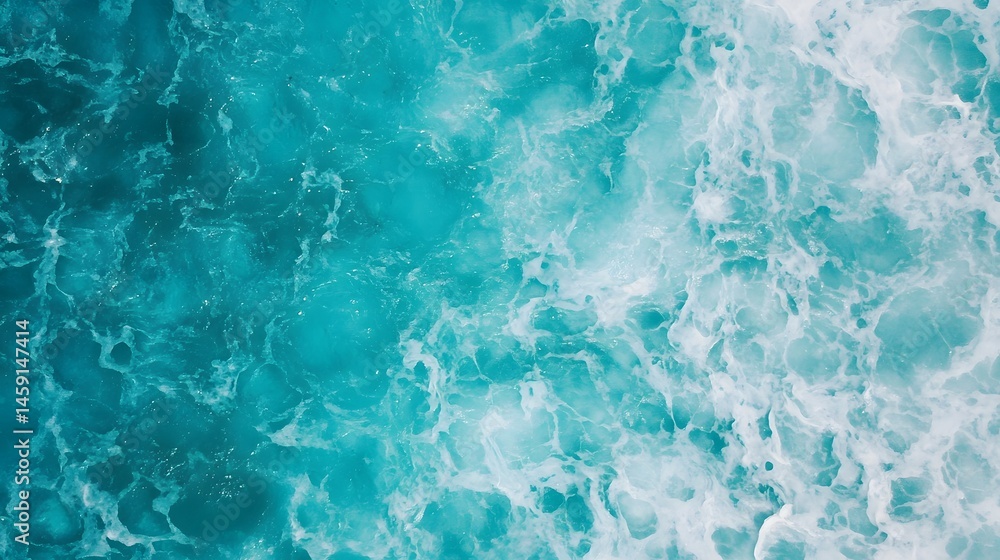 Mesmerizing water reflections on the ocean surface Mesmerizing water reflections on the ocean surface