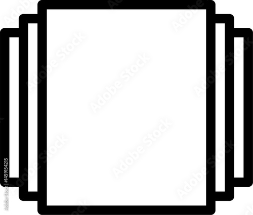 slide show illustration on a white background     