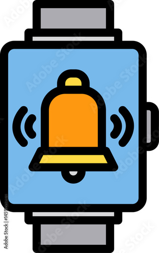 smartwatch (2) illustration on a white background    