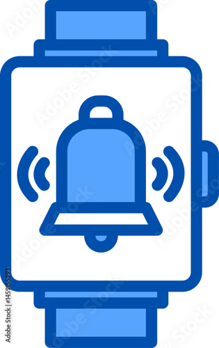 smartwatch illustration on a white background    