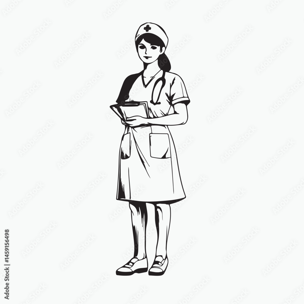 female doctor with clipboard female doctor with clipboard