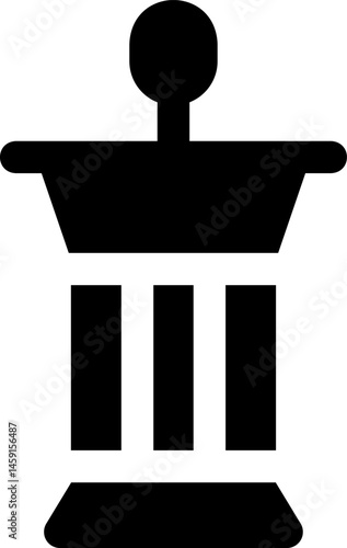 speech illustration on a white background     