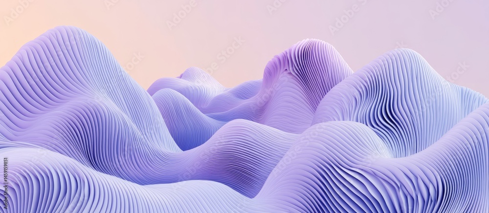 Abstract Ripple Landscape