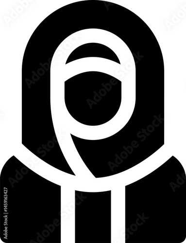 veil illustration on a white background     