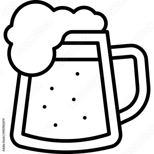 Beer Line Icon