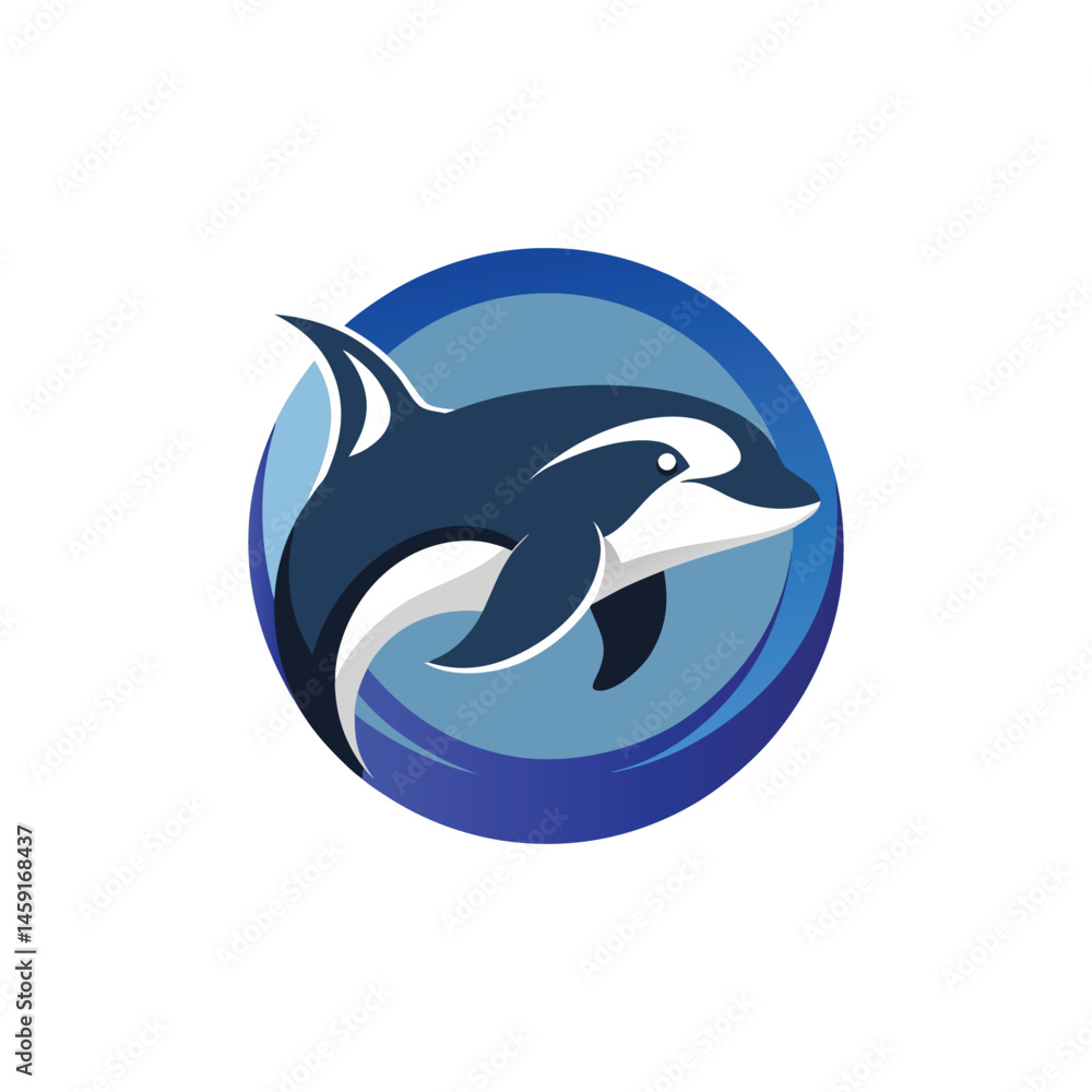 Fototapeta premium dolphin vector illustration