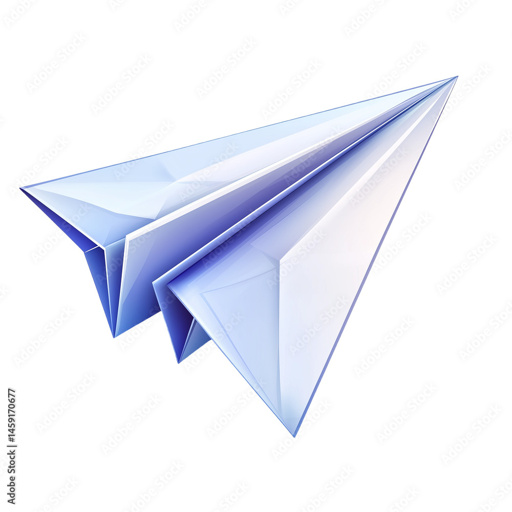 paper plane isolated on white paper plane isolated on white