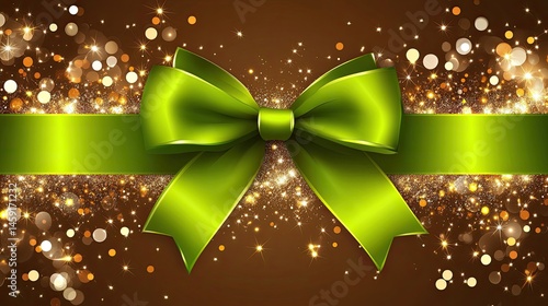 Obraz na płótnie Holiday Gift Bow w salonie