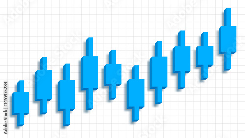 Bright colorful financial background of trading exchange