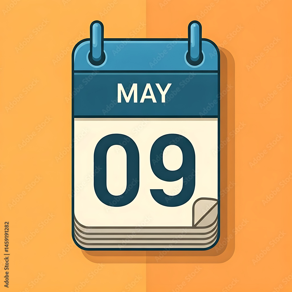 May_09_date_on_calendar_ May_09_date_on_calendar_