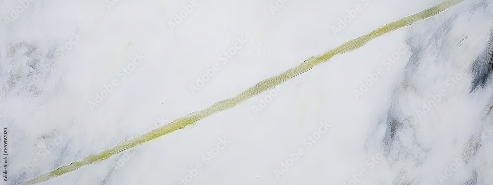 Obraz premium Light gray marble with a striking yellow vein