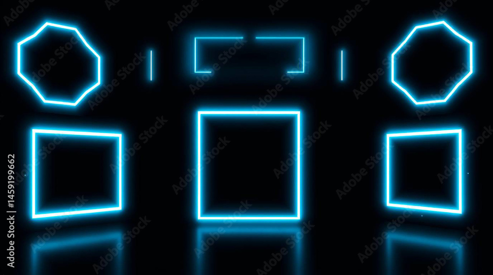 glowing neon lights glowing neon lights