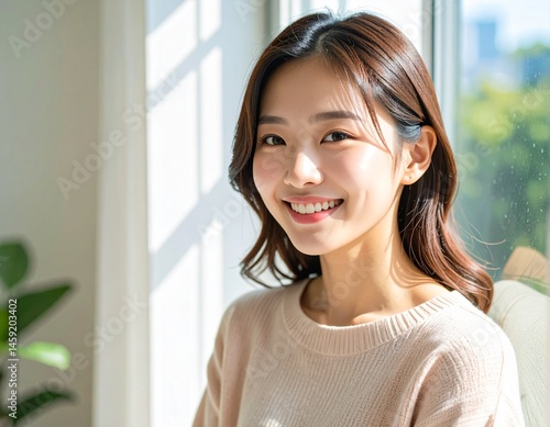 窓辺の美しい女性 Free Download 窓辺の美しい女性 - GFXLoad