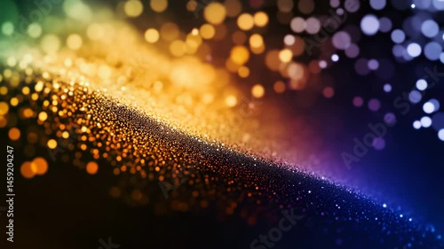 Colorful abstract background with glowing lights and dynamic gradient.